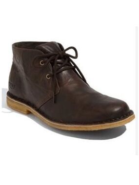UGG 15 Men’s Leighton 3275 M Chocolate Brown Tan Soles Leather Twinsole Boots